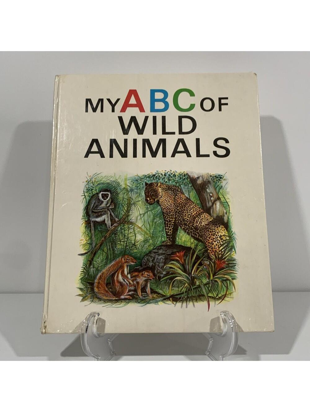 1966 My ABC of Wild Animals David Brian Vintage Children’s Book Rare